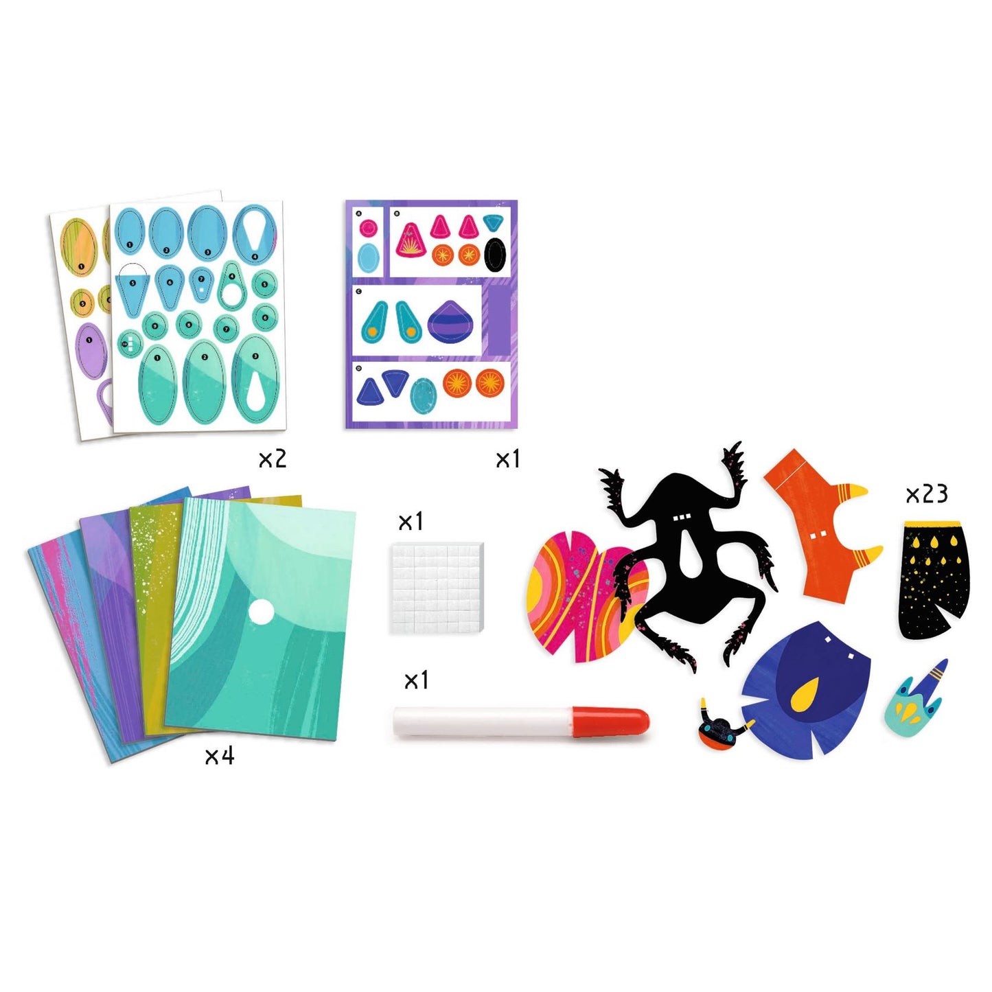 Djeco | Papieren 3D insecten maken - DJ09449