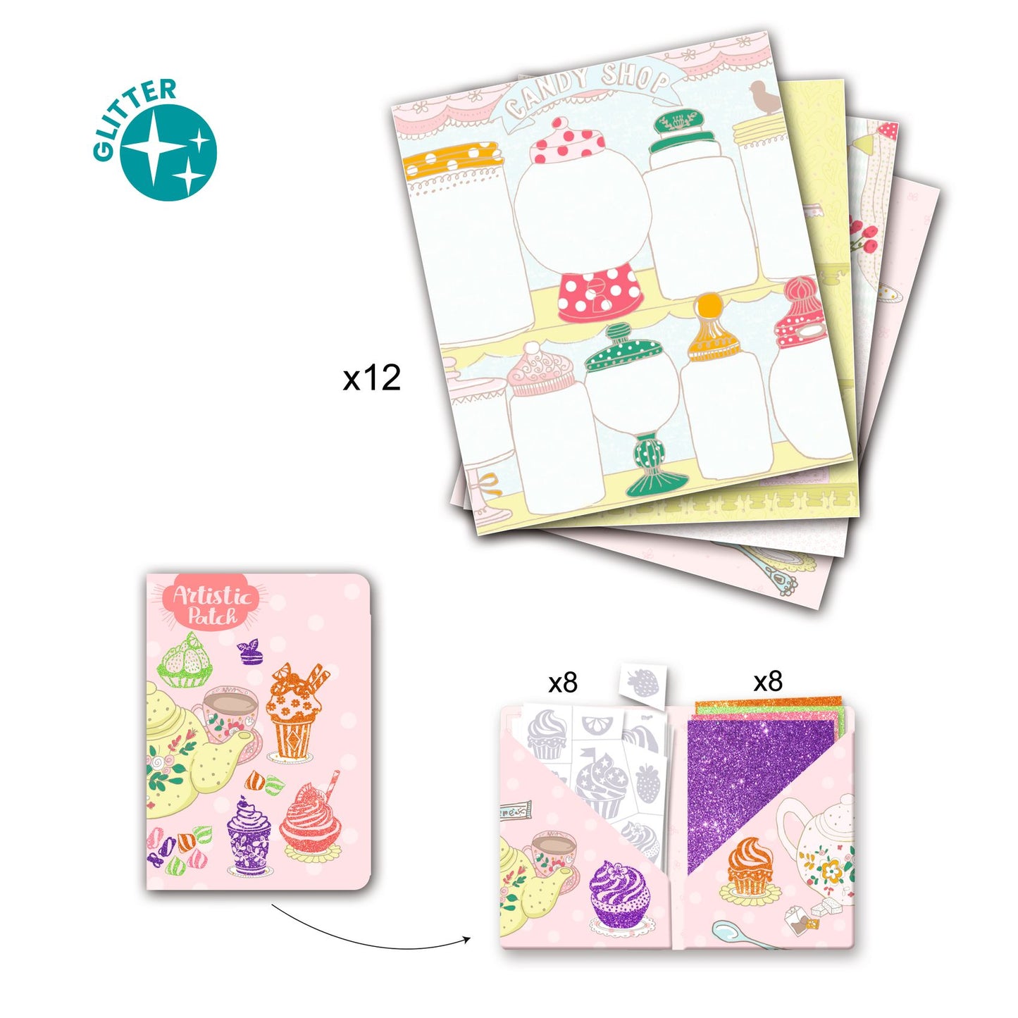 Djeco | Artistic patch - sweets - DJ09470