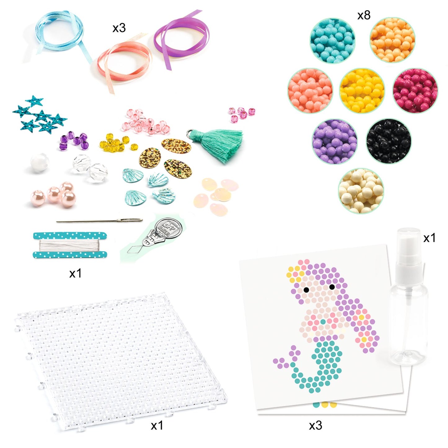 Djeco | Aquabeads waterkralen - zeeleven - DJ09483