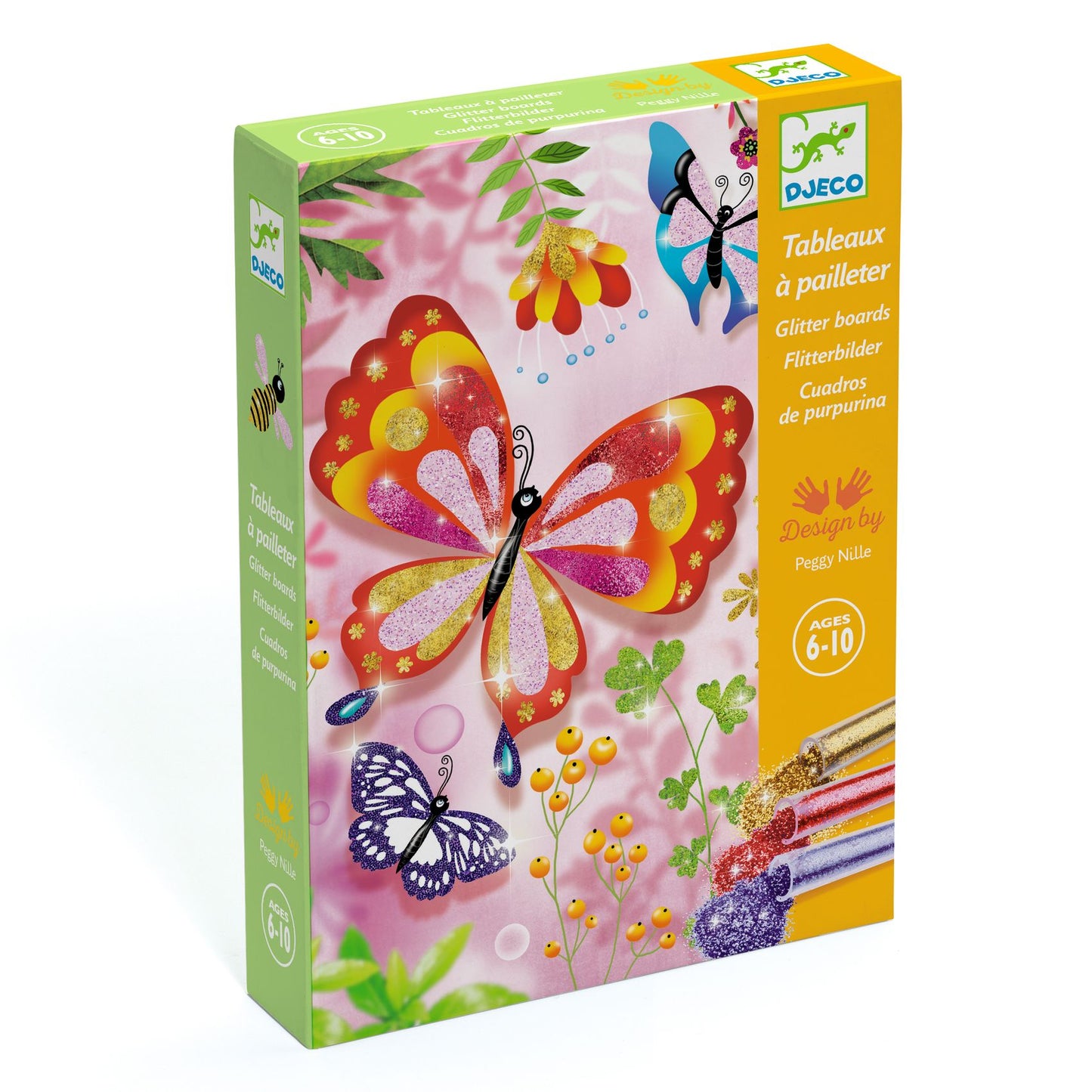 Djeco | Glitter tekeningen - Butterflies - DJ09503