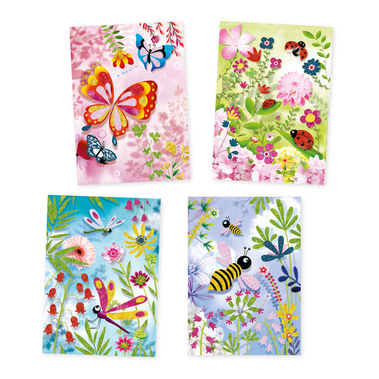 Djeco | Glitter tekeningen - Butterflies - DJ09503