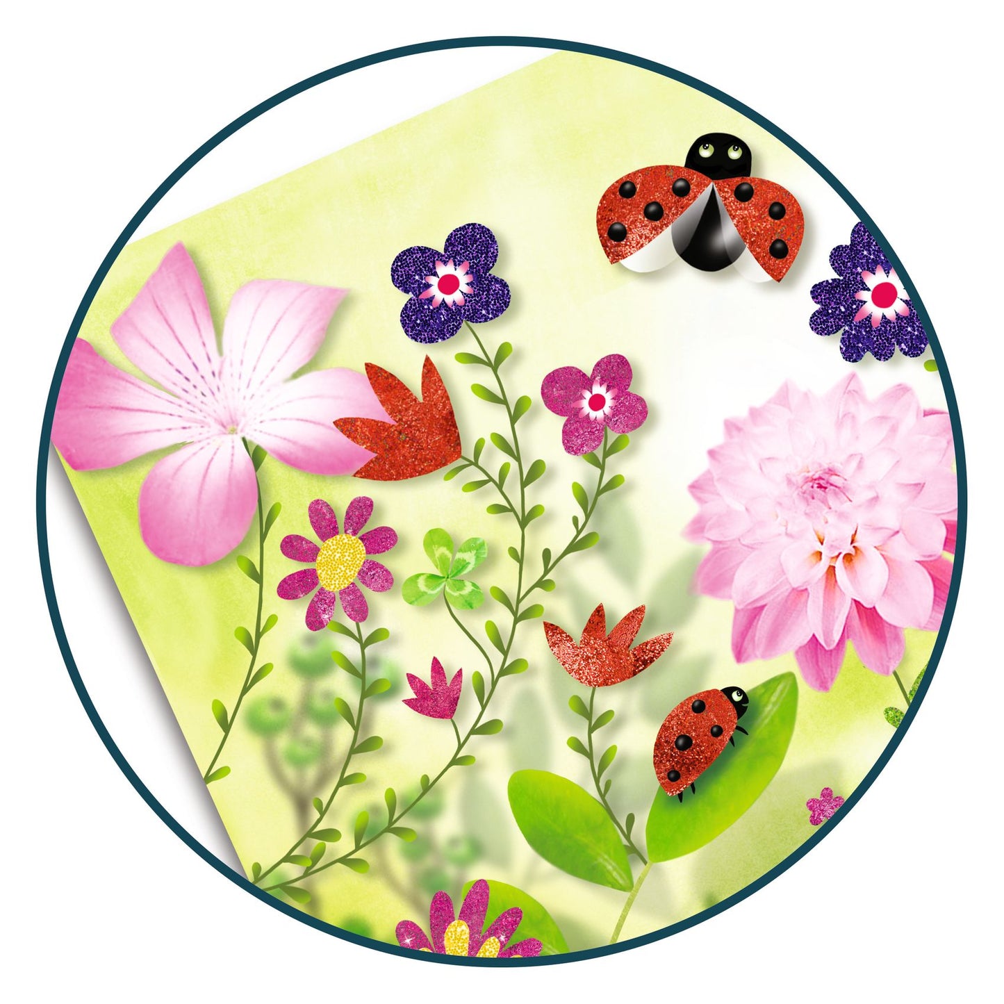 Djeco | Glitter tekeningen - Butterflies - DJ09503