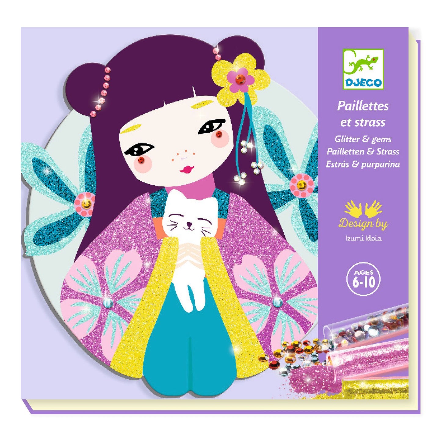 Djeco | Glitter tekeningen - Onnanoko - DJ09523