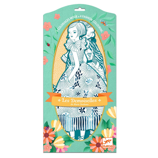 Djeco | Fashion kleurplaten - metallic - DJ09545