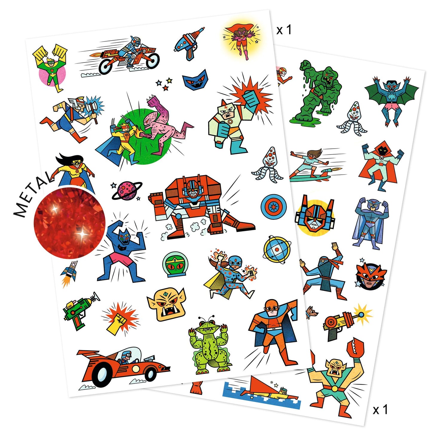 Djeco | Tattoos - superhelden - DJ09614
