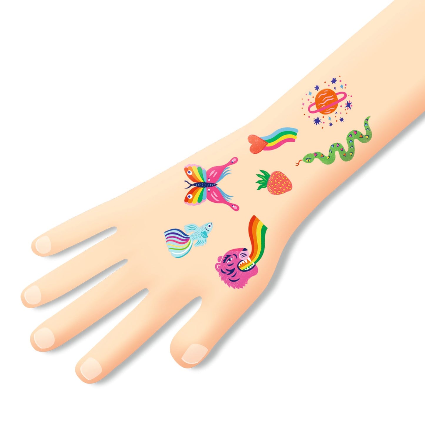 Djeco | Tattoos - regenboog - DJ09617