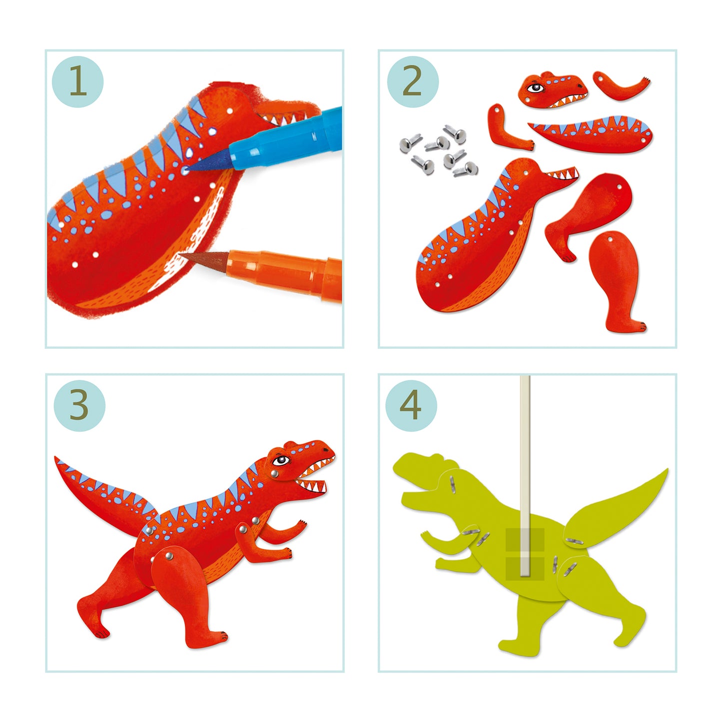 Djeco | Splitpen Dino maken - DJ09680