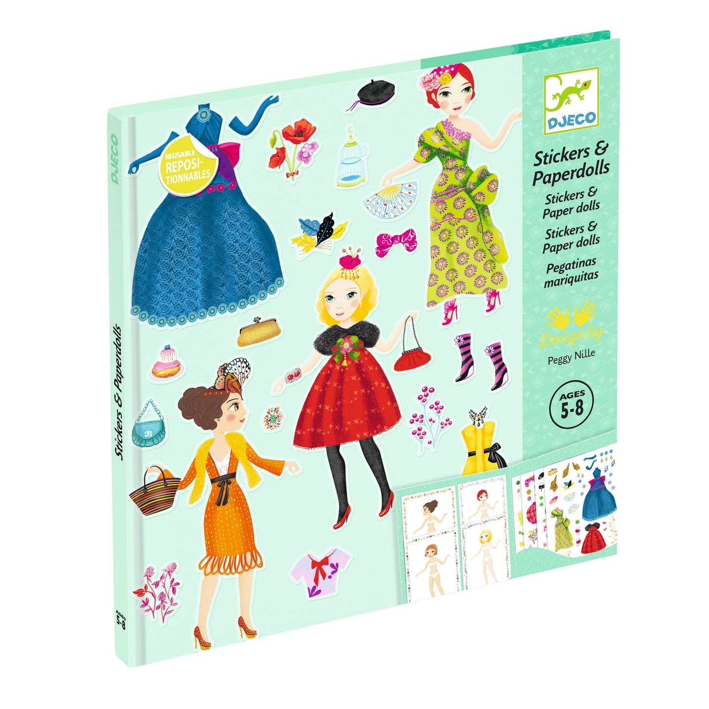 Djeco | Stickerboek herbruikbaar - Mode - DJ09691