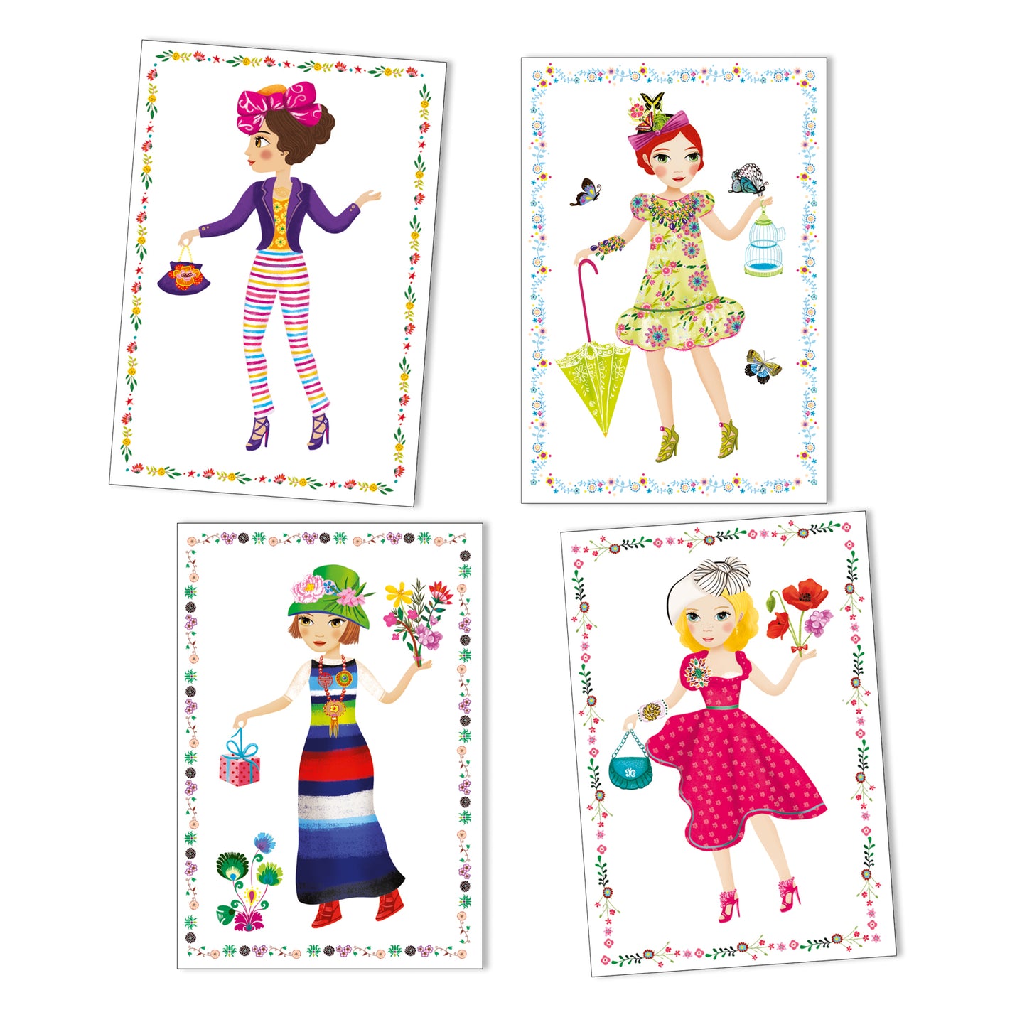 Djeco | Stickerboek herbruikbaar - Mode - DJ09691