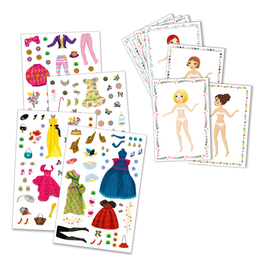 Djeco | Stickerboek herbruikbaar - Mode - DJ09691