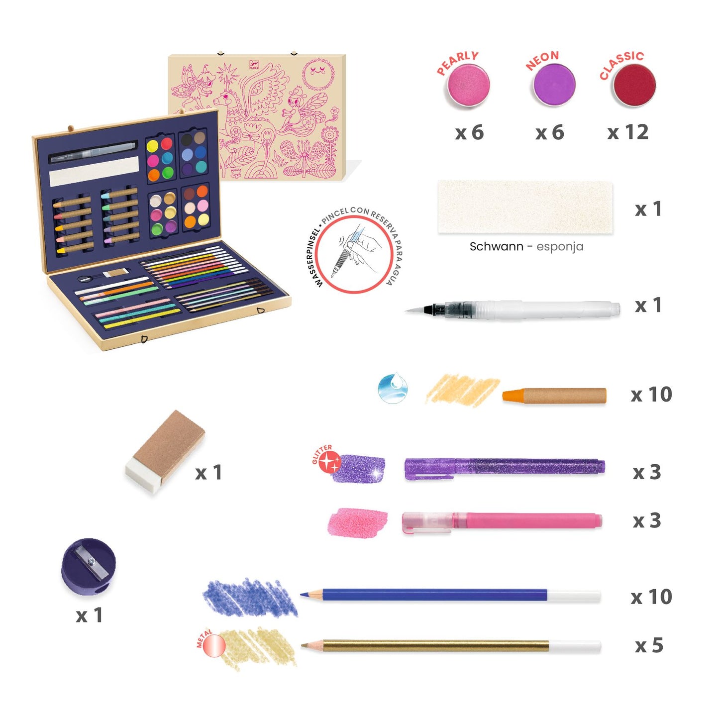Djeco | Tekendoos - Sparkling box - DJ09797