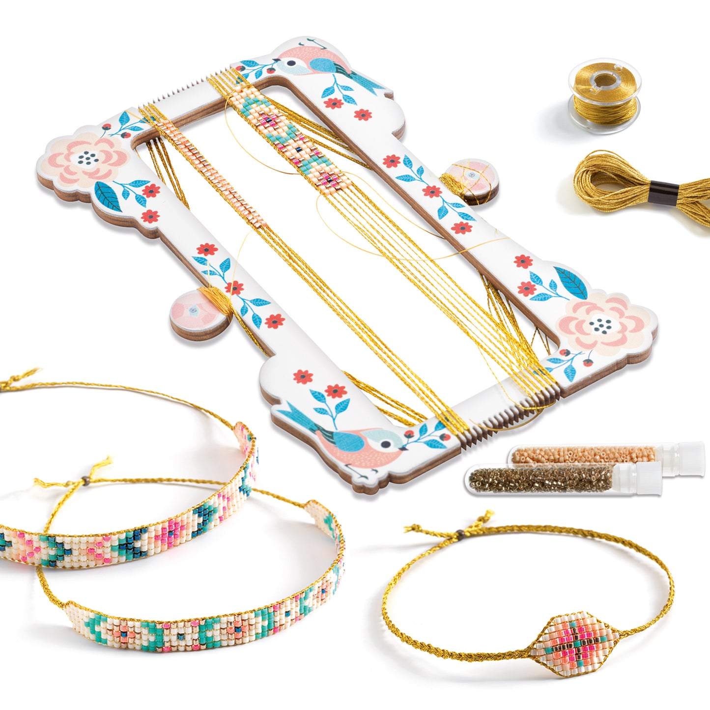 Djeco | Weefgetouw kralen set - tiny beads - DJ09838