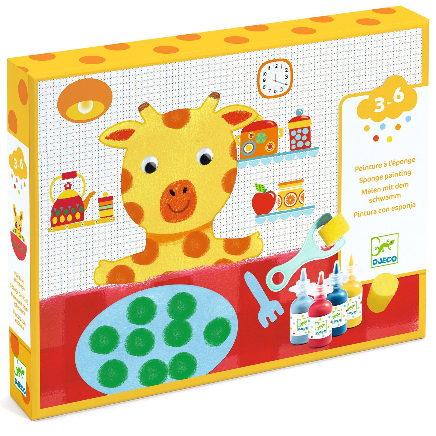 Djeco | Cuddly toy adventure - verven met spons - DJ09880