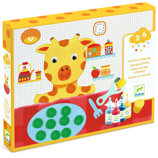 Djeco | Cuddly toy adventure - verven met spons - DJ09880