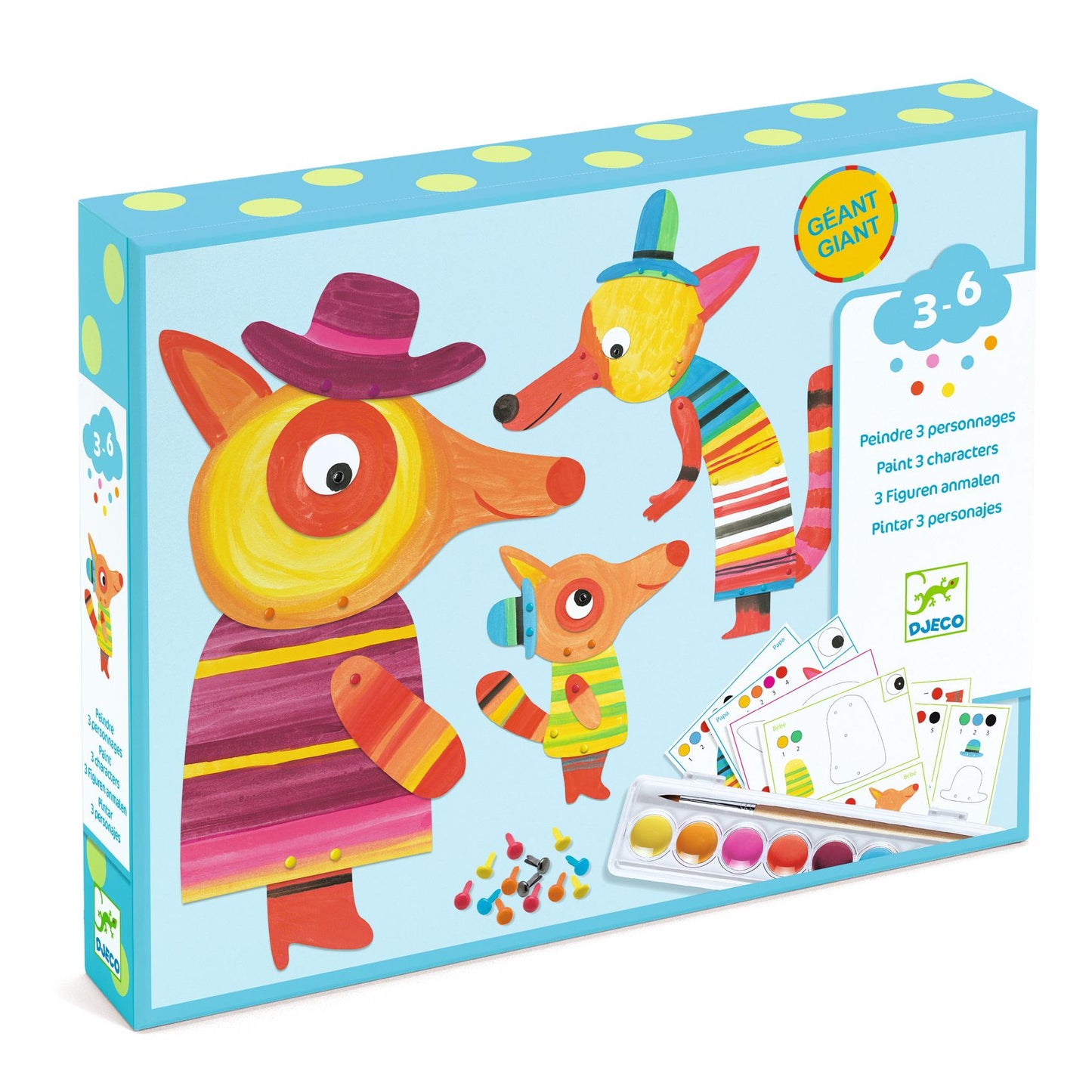 Djeco | The fox family - Verfset - DJ09897