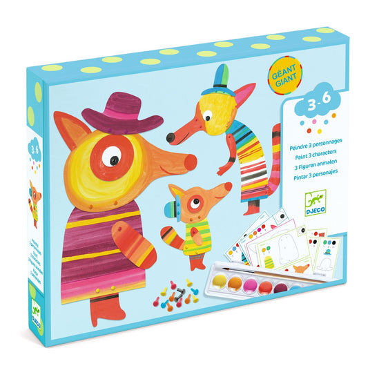 Djeco | The fox family - Verfset - DJ09897
