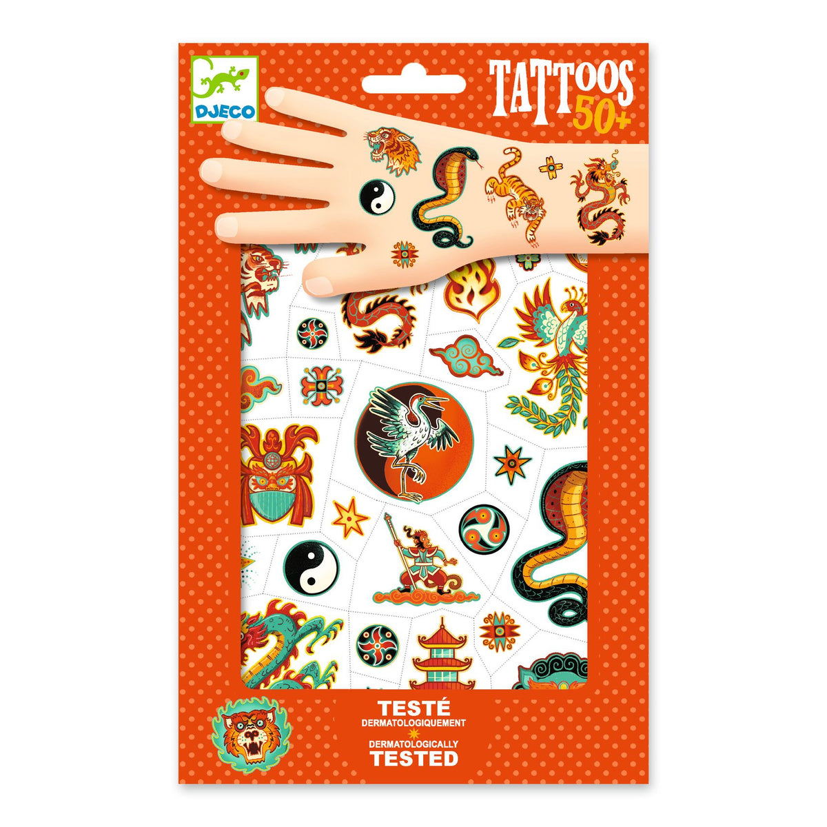 Djeco | Tijdelijke Tattoos Martial Spirit - DJ09915