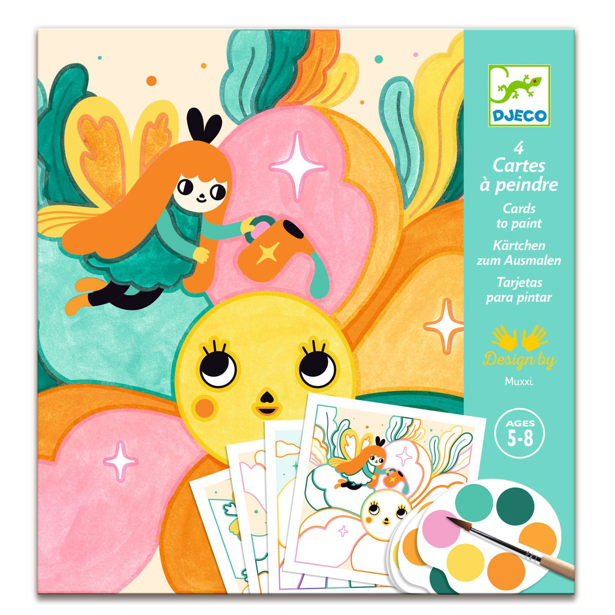 Djeco | Schilderkaarten Magical Garden - DJ09996