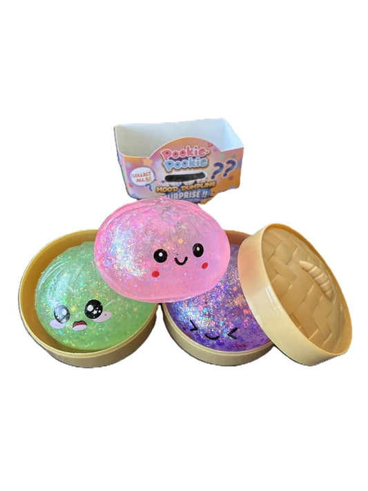 Fidget | Dumpling met licht Surprise – Glitter Squishy Speelgoed
