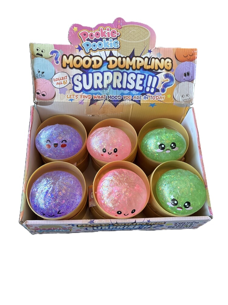 Fidget | Dumpling met licht Surprise – Glitter Squishy Speelgoed