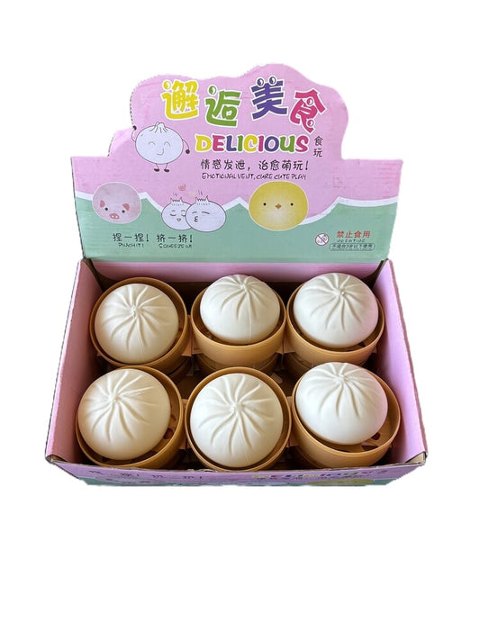 Fidget | Dumpling Squishy Foam Beige