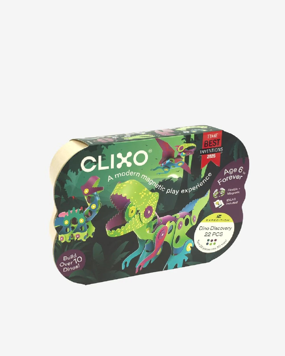 Clixo | Dino Discovery Pack - Set van 22