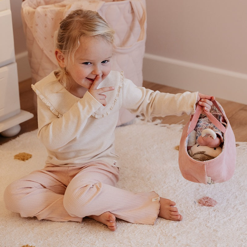 Little Dutch | Babypop Rosa in Mandje GRS