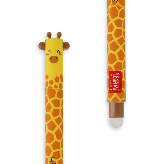 Legami | Uitwisbare Pen Giraffe – bruine Inkt (0.7 mm)