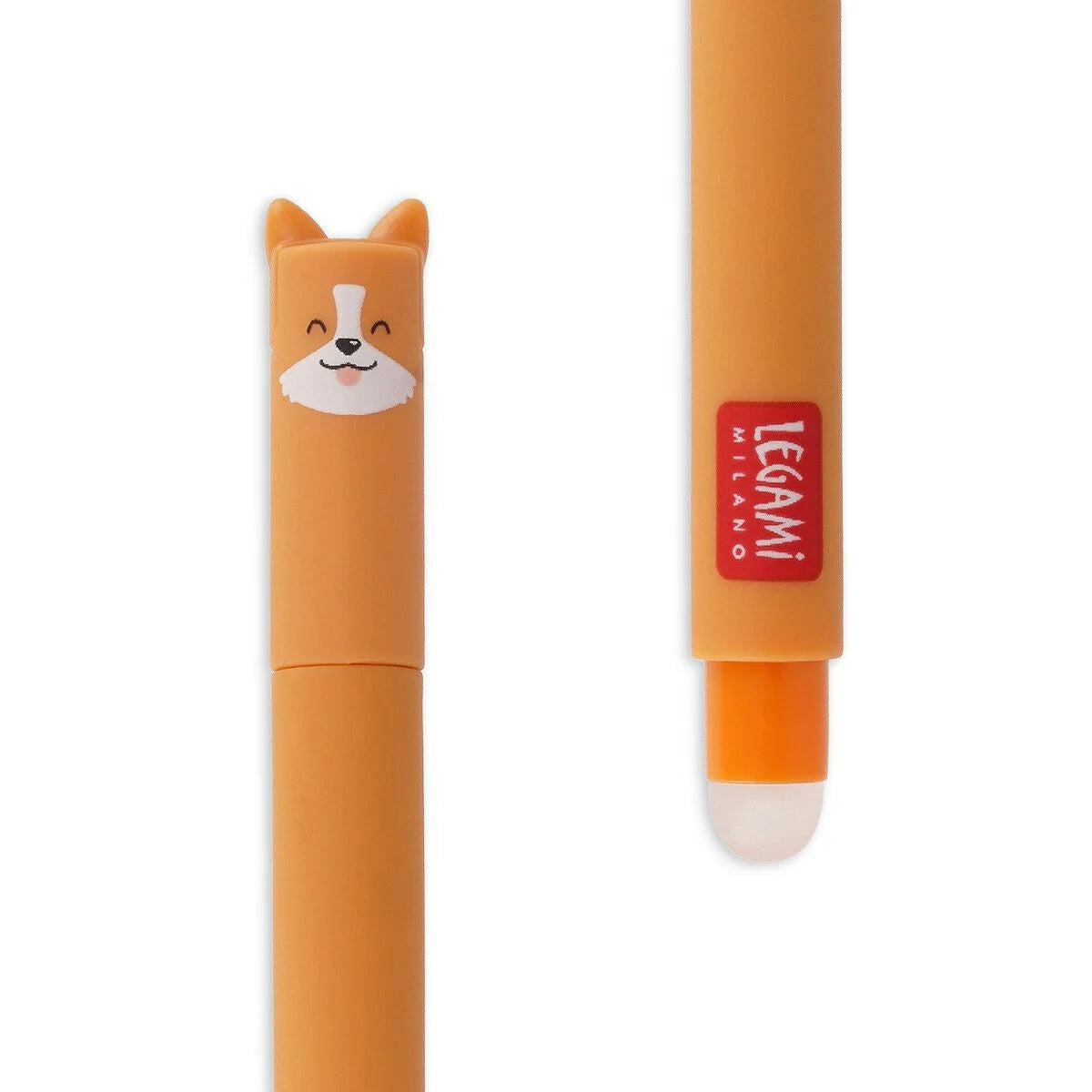 Legami | Uitwisbare Pen Corgi – Oranje Inkt 0.7 mm