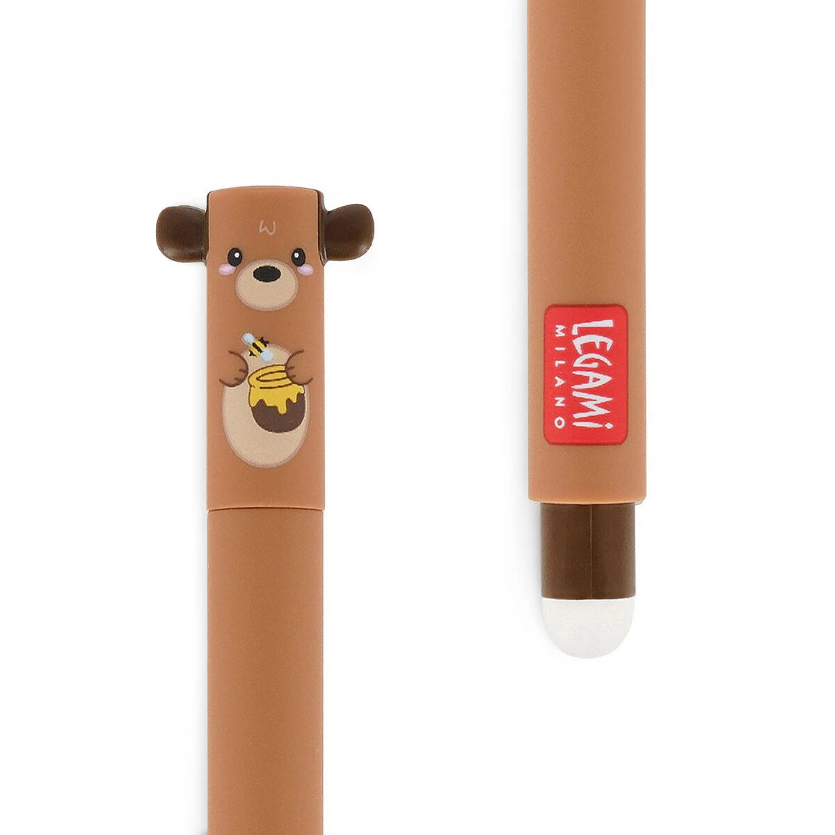 Legami | Uitwisbare Pen Bear – Bruine Inkt (0.7 mm)