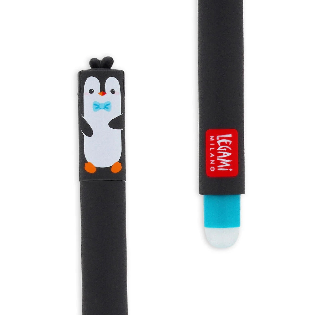 Legami | Uitwisbare Pen Penguin – Turquoise Inkt (0.7 mm)