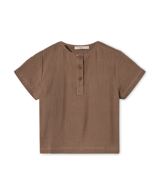 Fliink | Mousline blouse - pine bark