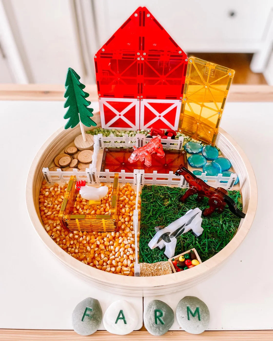 Magna-Tiles | Farm Animals 25 Piece Set