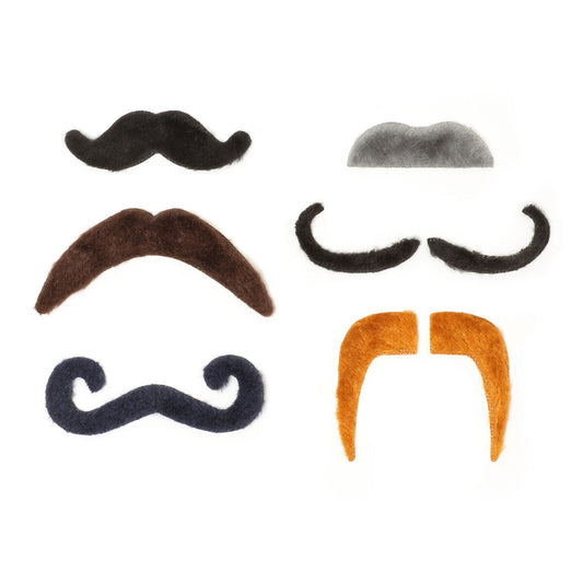 Legami | Hot Mou-Stache – set van 6 zelfklevende snorren