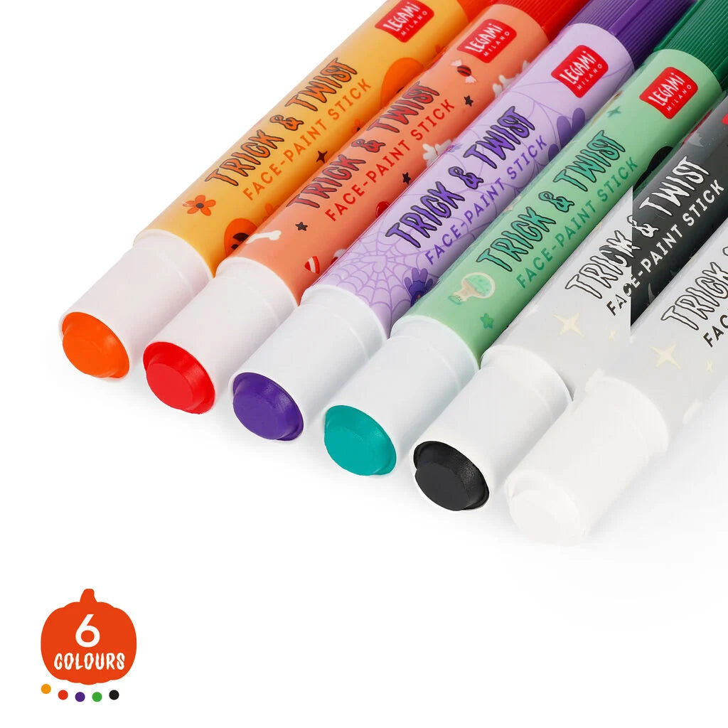 Legami Trick & Twist face paint sticks – Halloween set