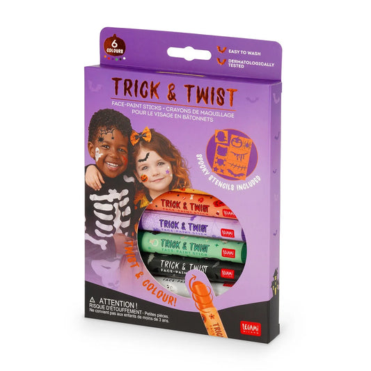 Legami Trick & Twist face paint sticks – Halloween set