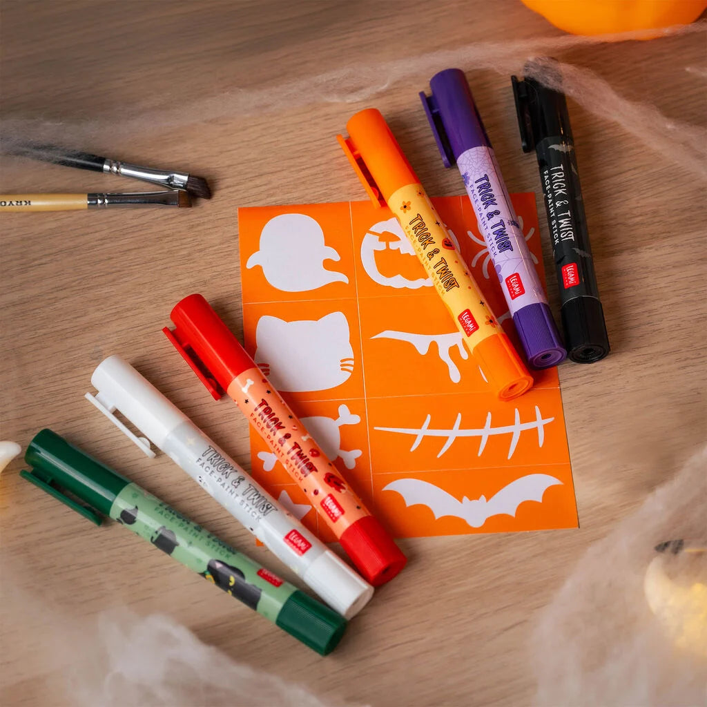 Legami Trick & Twist face paint sticks – Halloween set