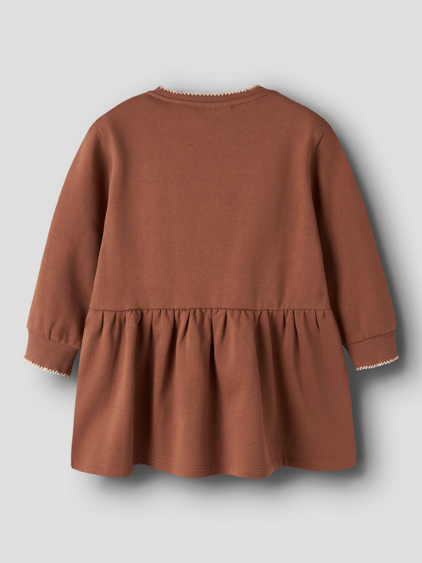Lil' Atelier | Sweatjurk Bruin – Zachte Jurk voor Meisjes