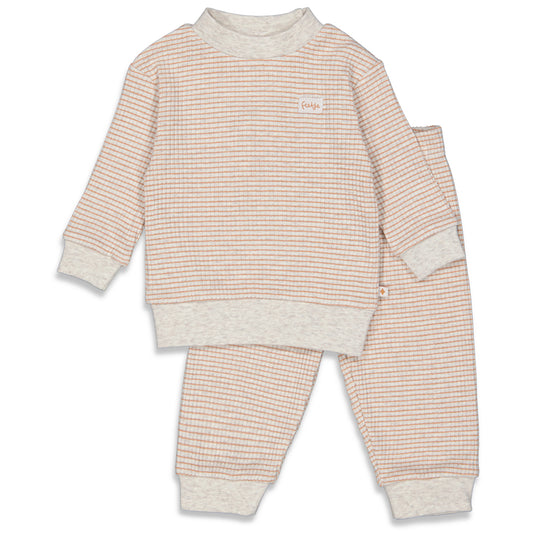 Stroopwafel kleurige Feetje pyjama voor baby t/m volwassen