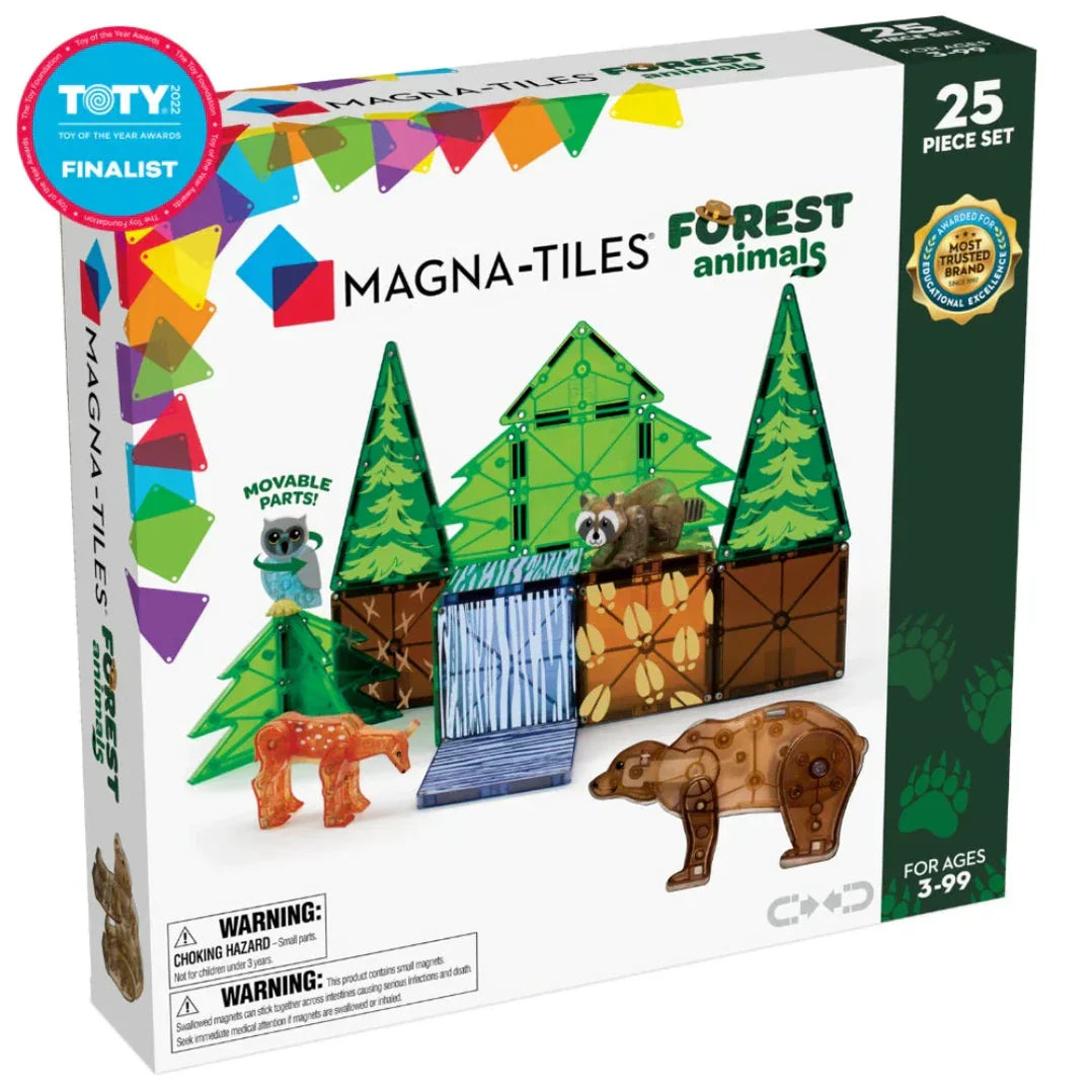 Magna-Tiles | Forest Animals 25 Piece Set - bosdieren