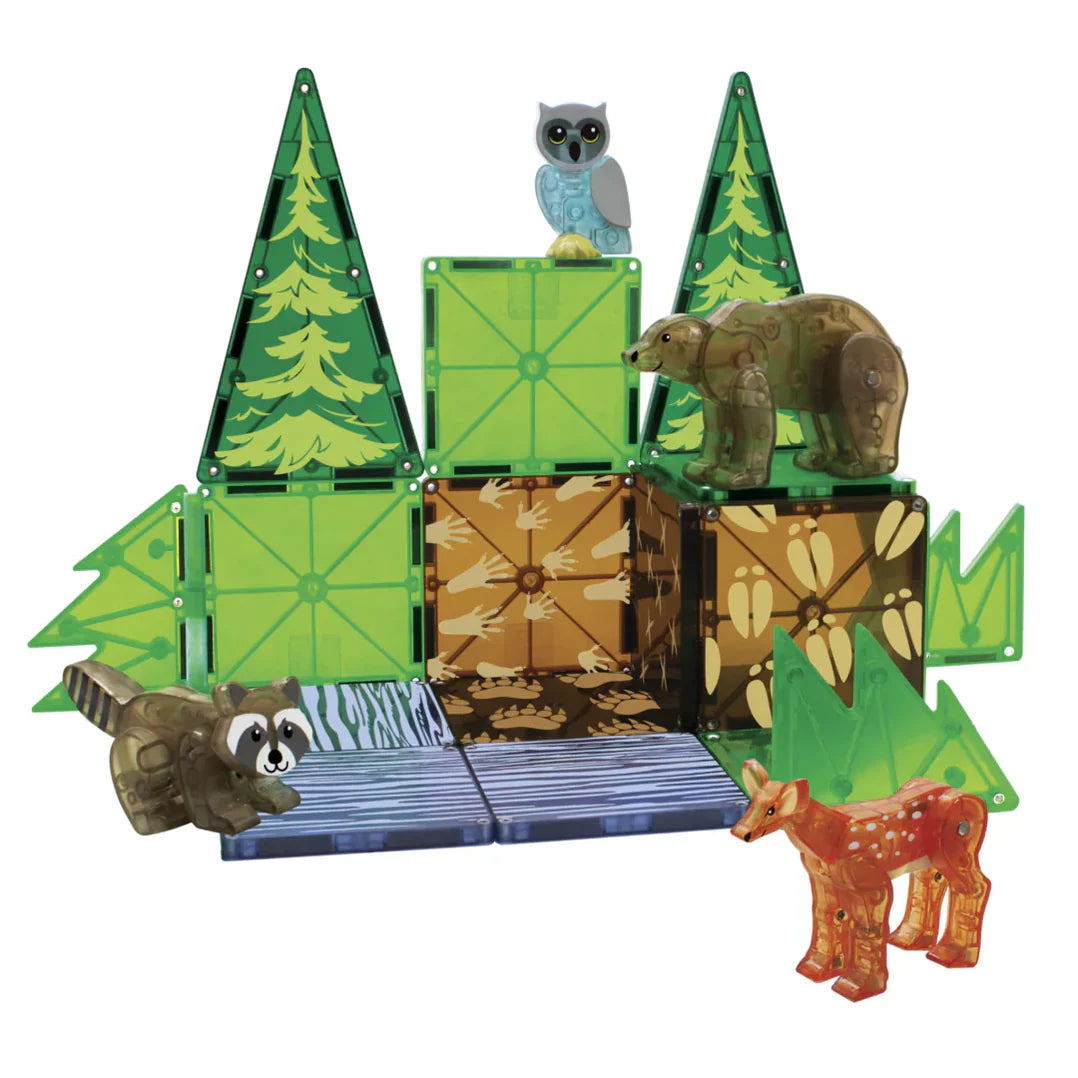 Magna-Tiles | Forest Animals 25 Piece Set - bosdieren