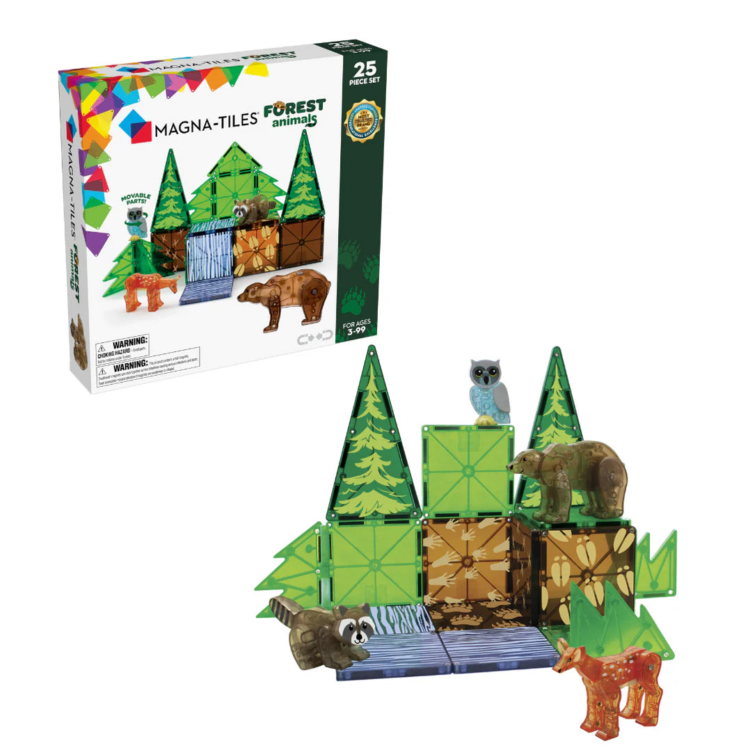 Magna-Tiles | Forest Animals 25 Piece Set - bosdieren