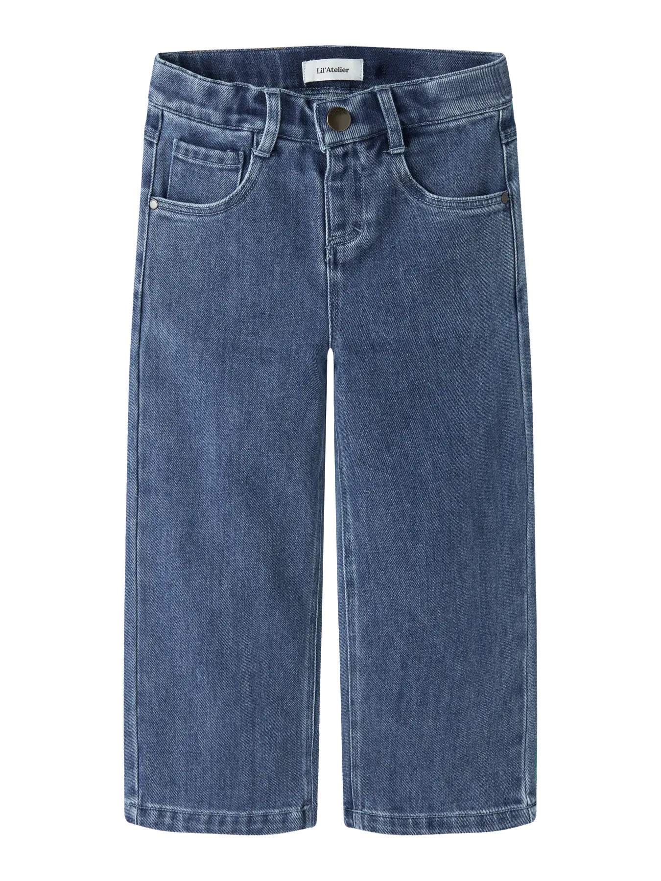 Lil Atelier | Obello Wide Jeans | Dark Blue Denim