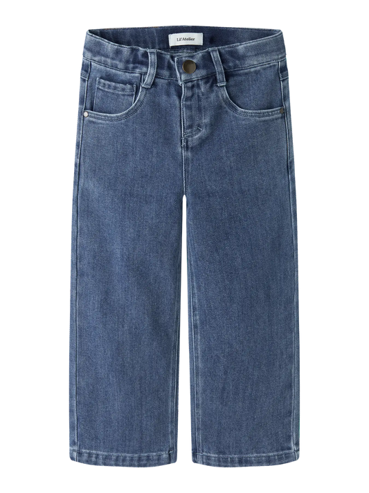 Lil Atelier | Obello Wide Jeans | Dark Blue Denim