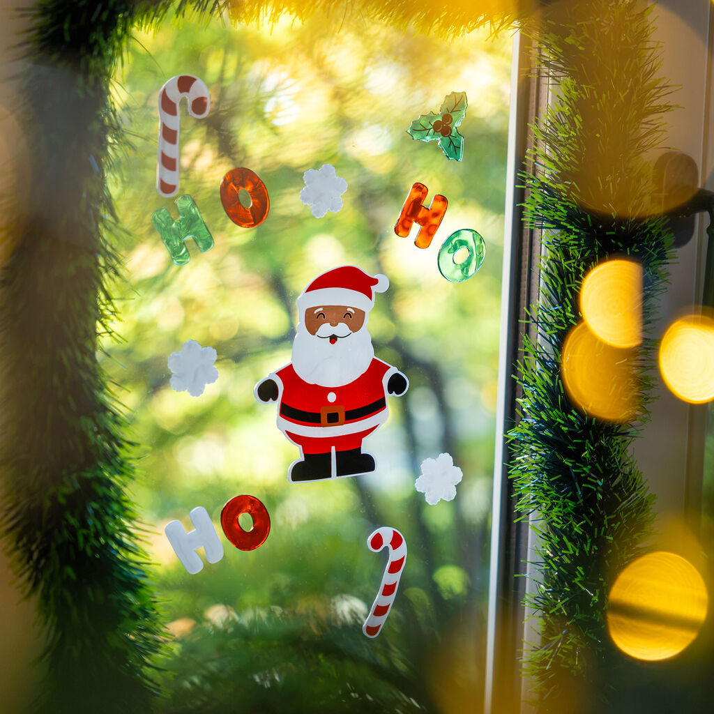 Legami | Santa Claus Raamstickers Gel – Window-Glow