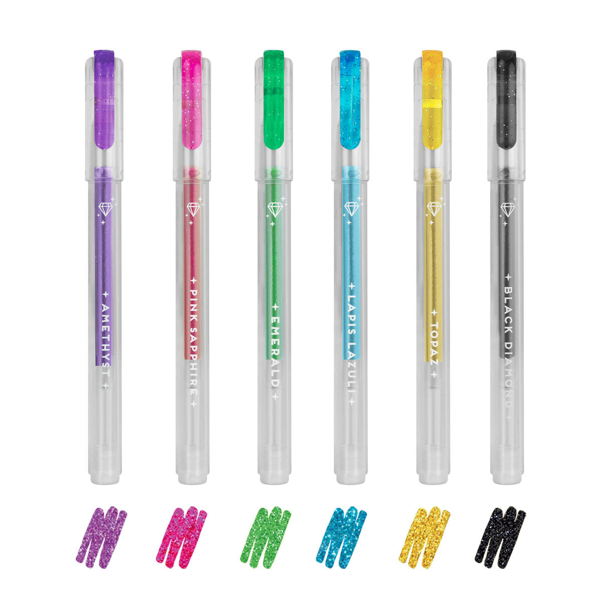 Legami | Shine Like A Diamond Glitter Gelpennen – Set van 6