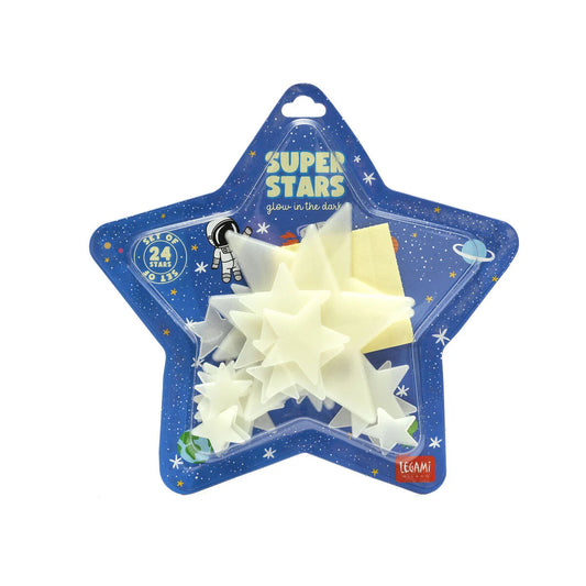 Legami | Glow in the Dark Stars – Super Stars | Lichtgevende Sterren