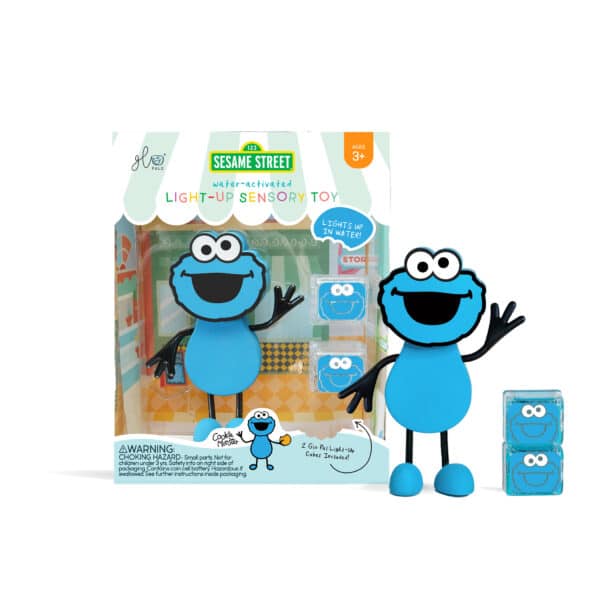 Glo Pals | Cookie Monster - lichtgevend badspeelgoed