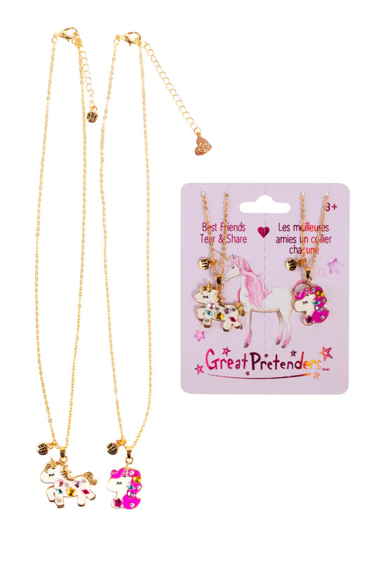 Great Pretenders | Bejewelled Unicorns vriendschapsketting 2 stuks