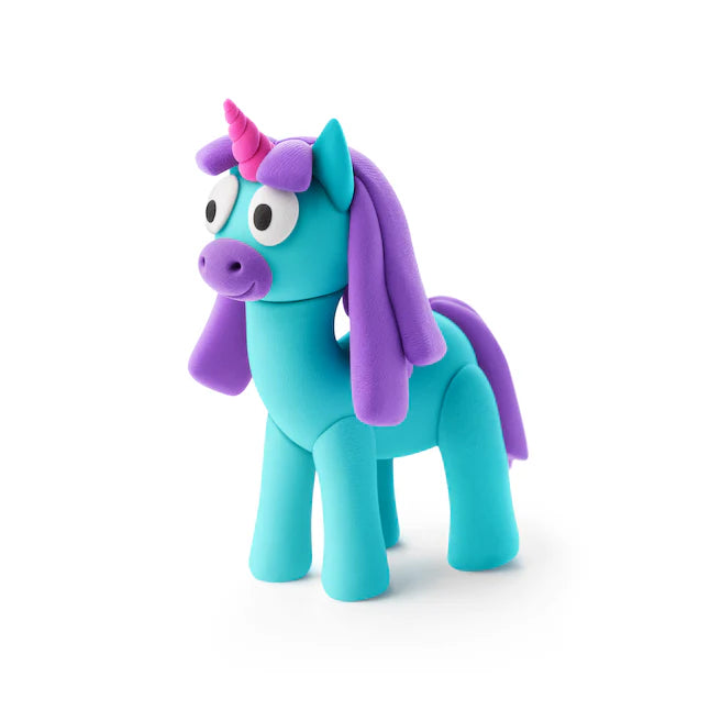 Hey Clay | Rainy Unicorn – Klei Set Regenboog Eenhoorn Maken